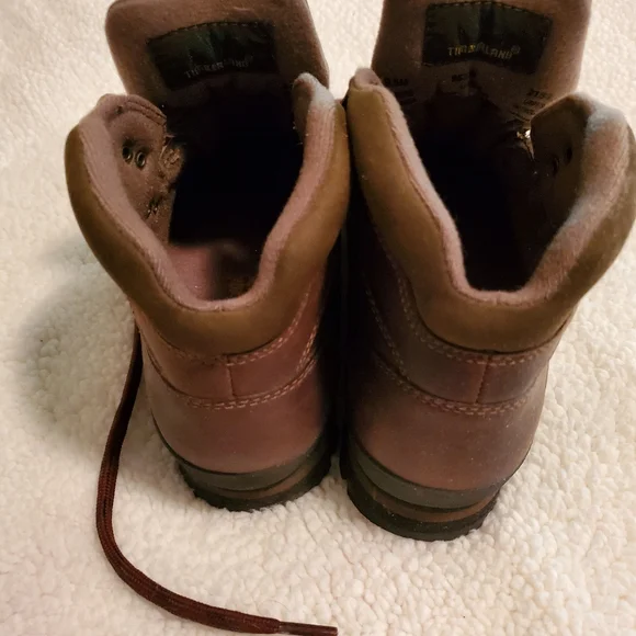 Womens Vintage Timberland Boots. Size 9.5 M. NWOT.  Brown - Picture 3 of 7
